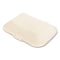 Boardwalk PFAS-Free Food Containers, Hoagie/Hinged Lid, 1-Compartment, 6x3x9, White, Bamboo/Sugarcane, 250PK HL-96BW-NPFA - alternate 5